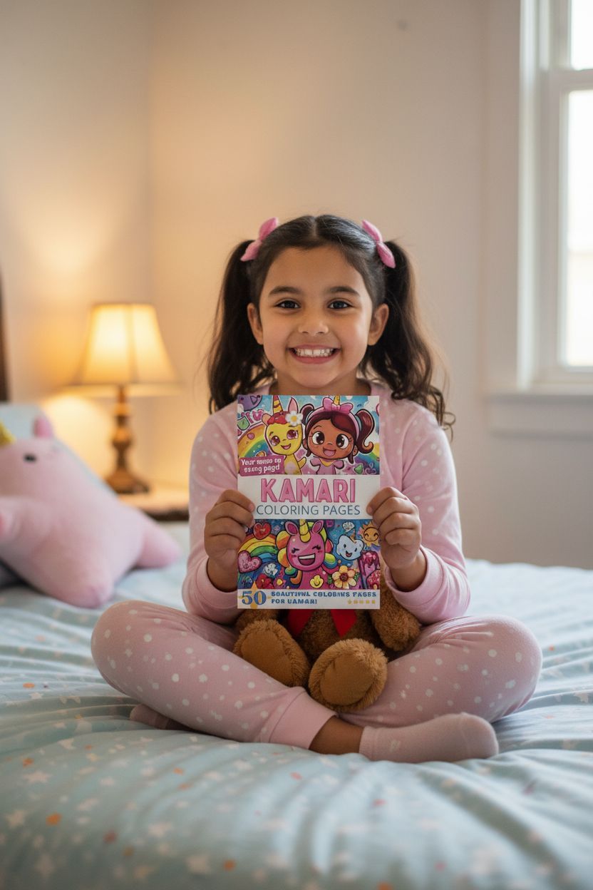 Kamari personal coloring pages