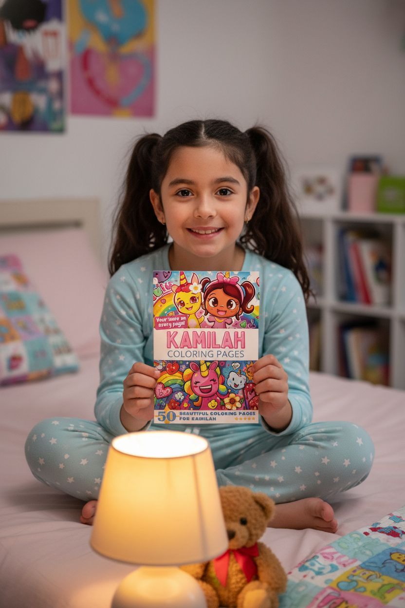 Kamilah personal coloring pages