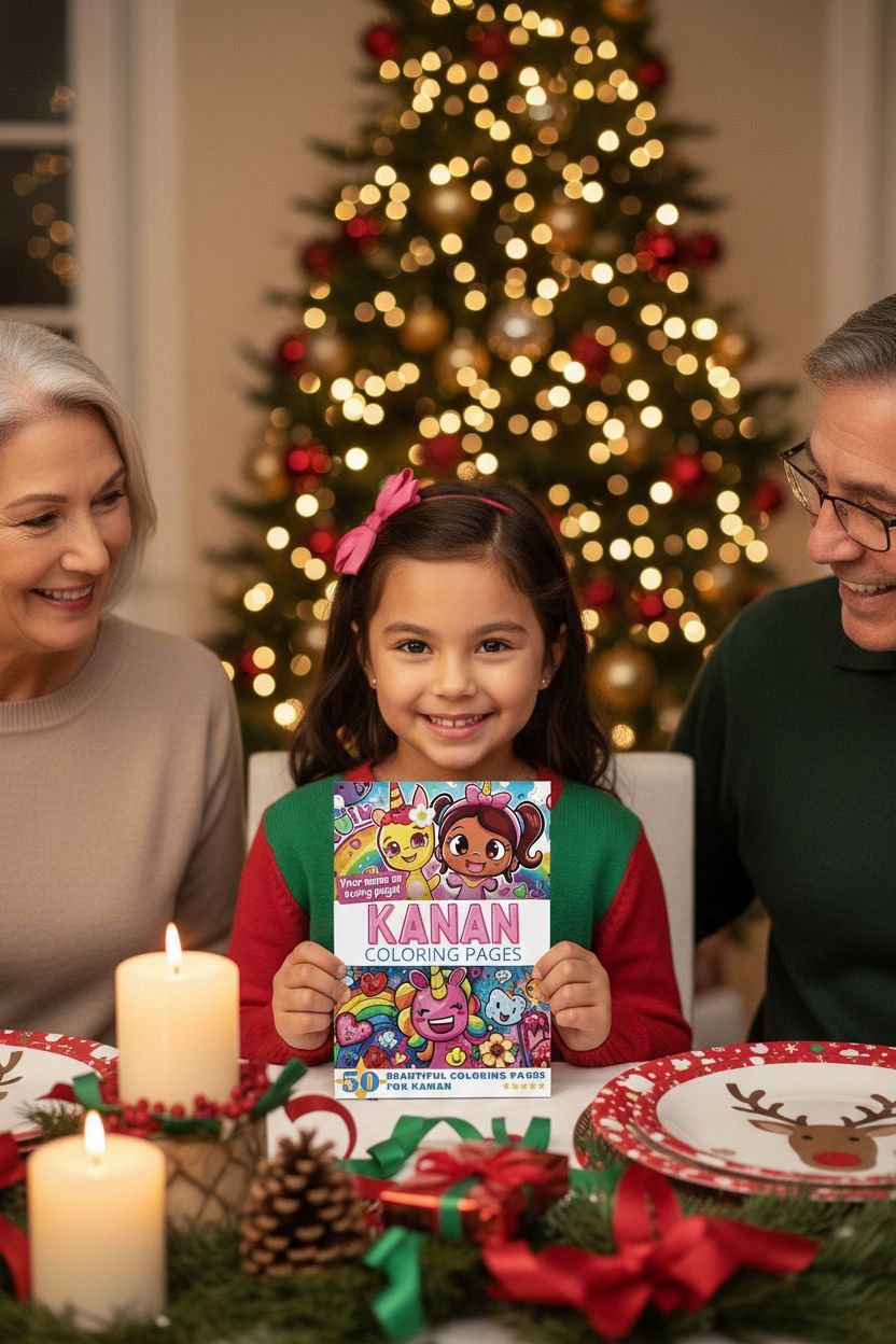 Kanan Christmas coloring pages gift