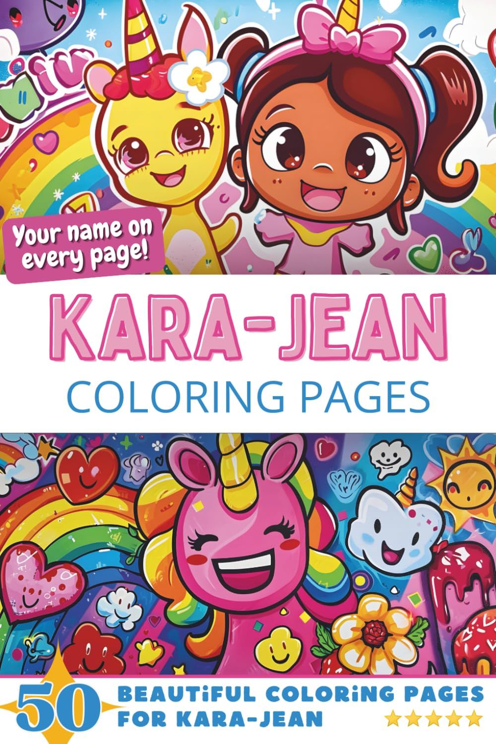 Kara-Jean Coloring Book Cover