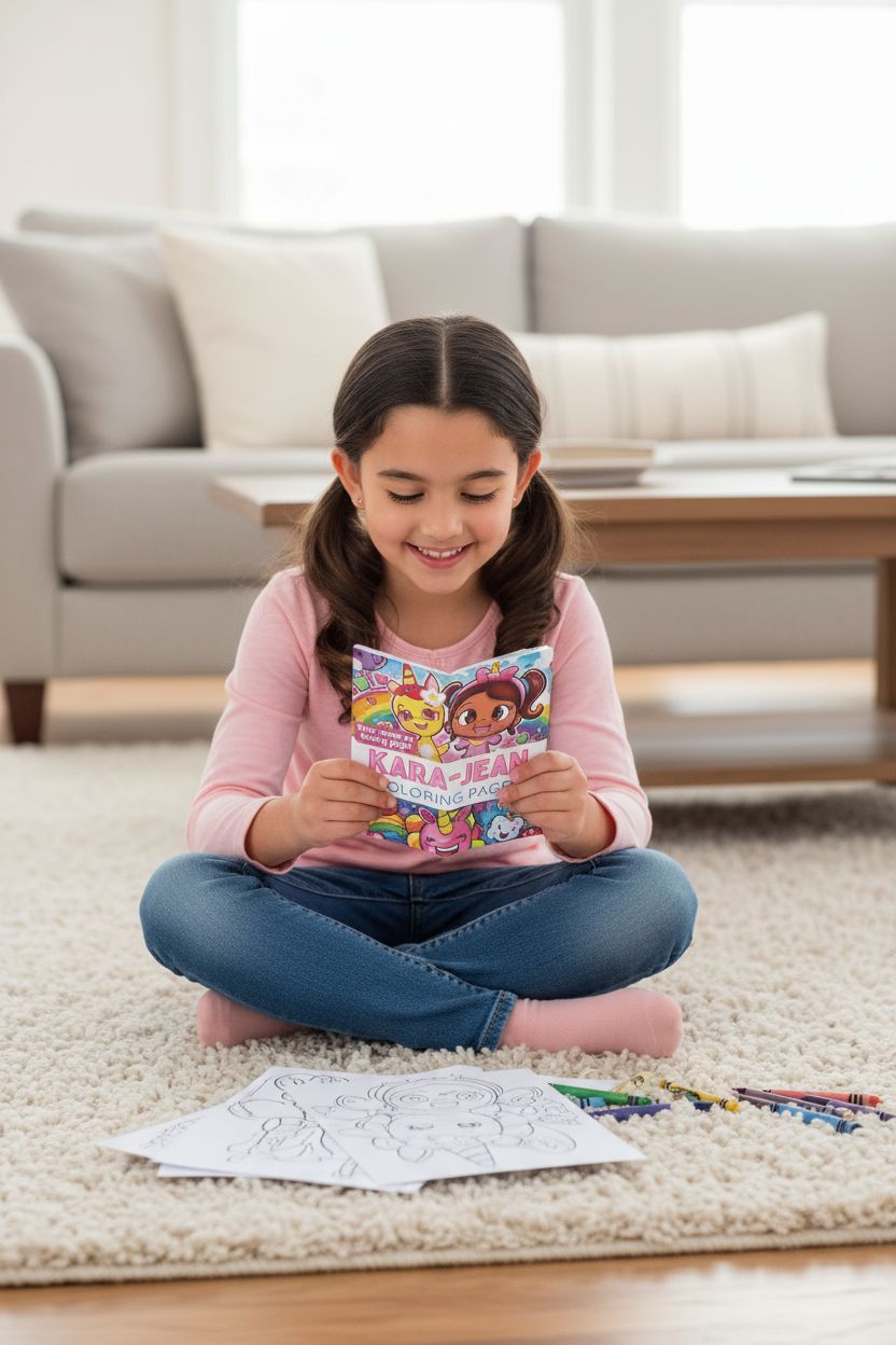 Kara-Jean personal coloring pages