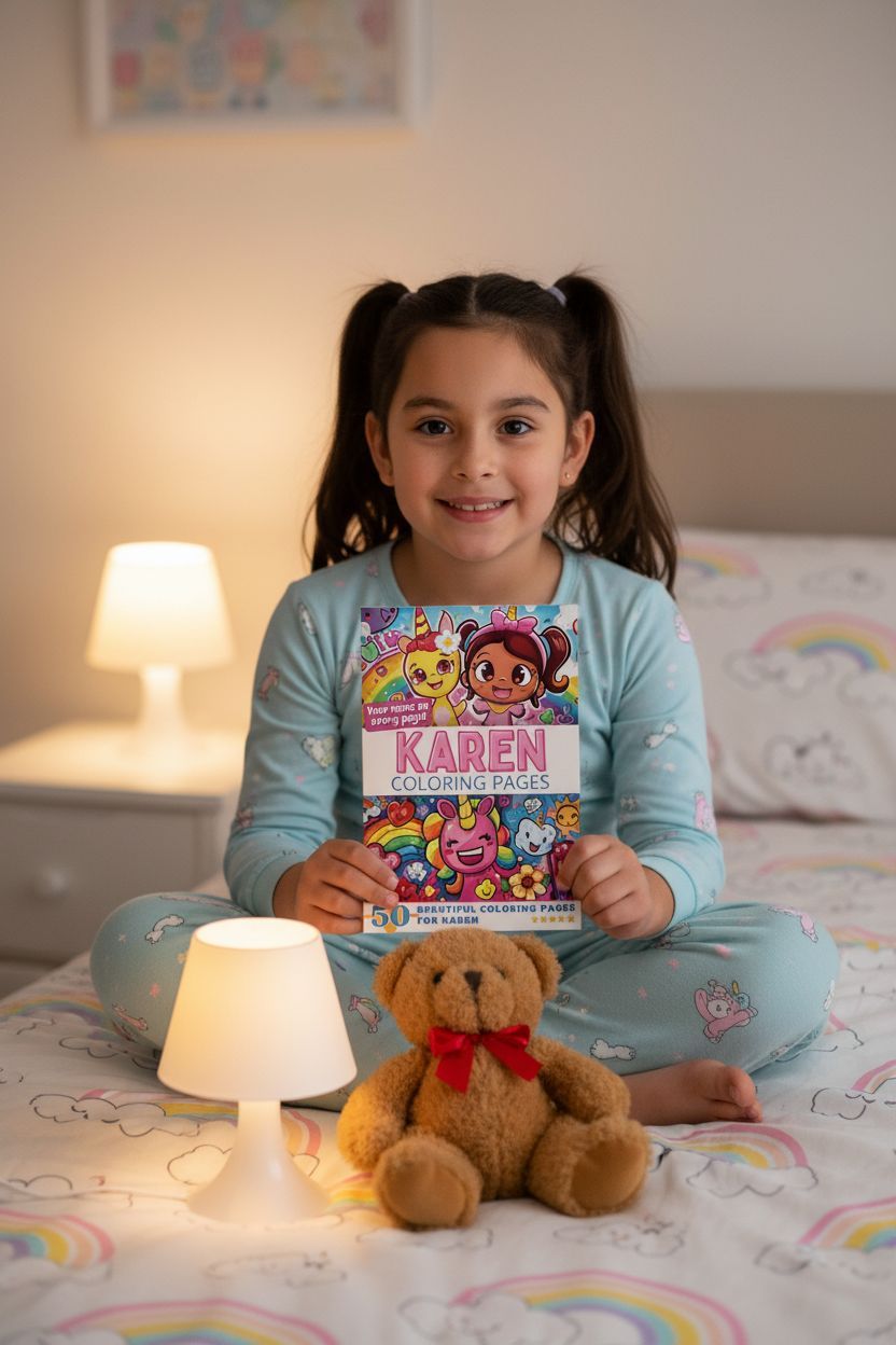 Karen personal coloring pages