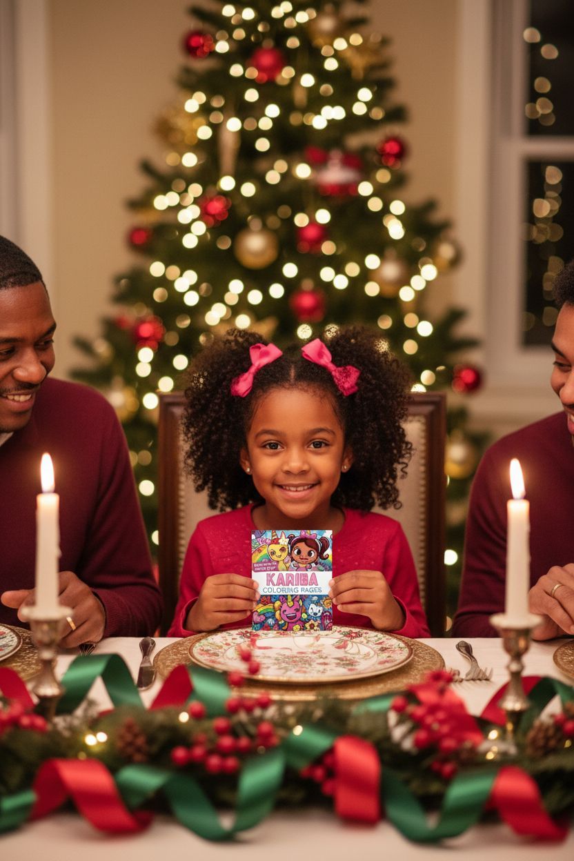 Kariba Christmas coloring pages gift