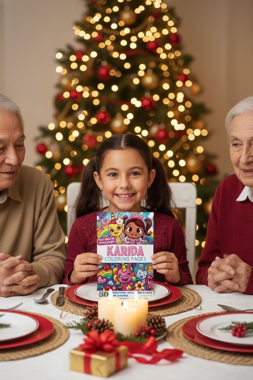Karida Christmas coloring pages gift