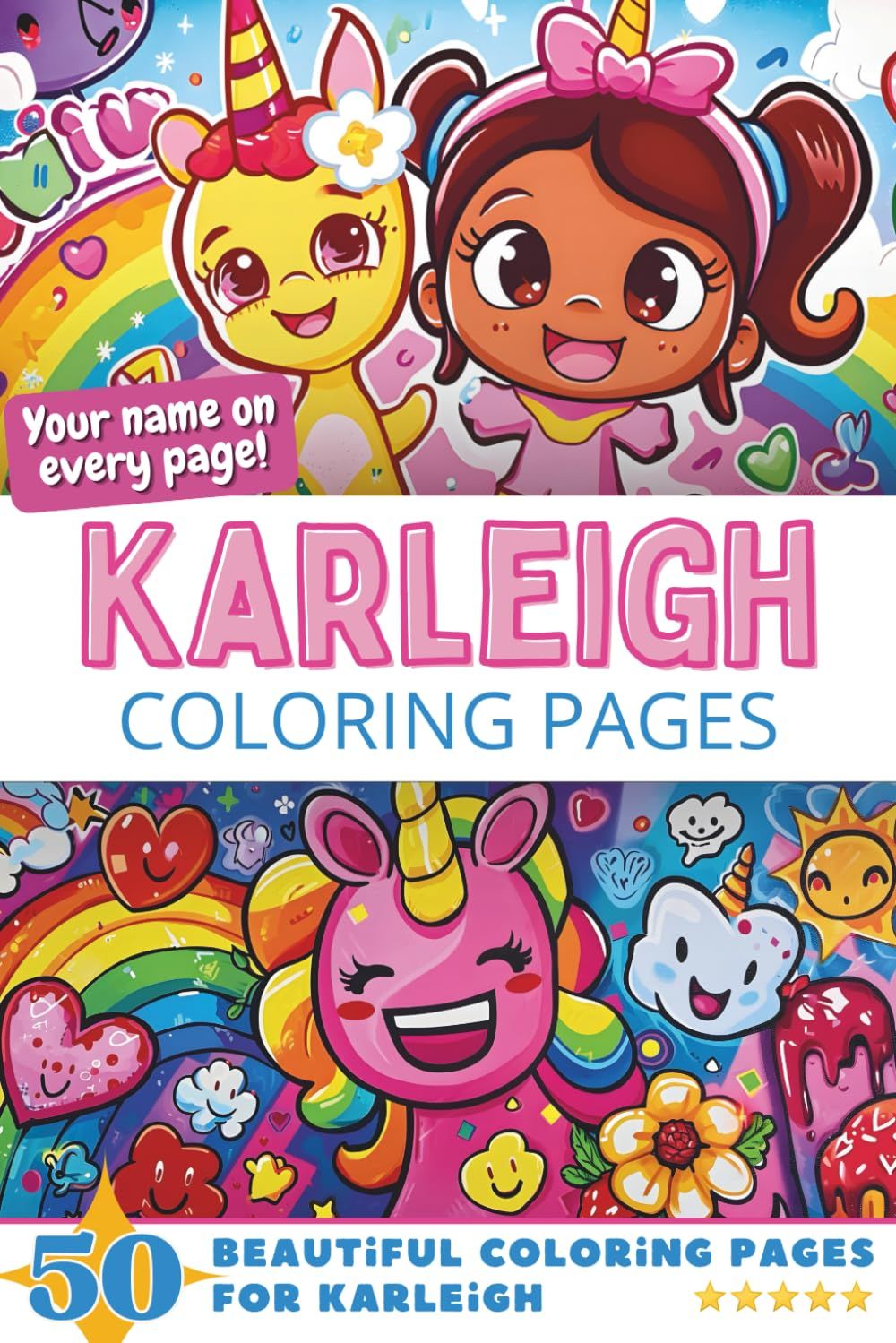 Karleigh Coloring Book Cover