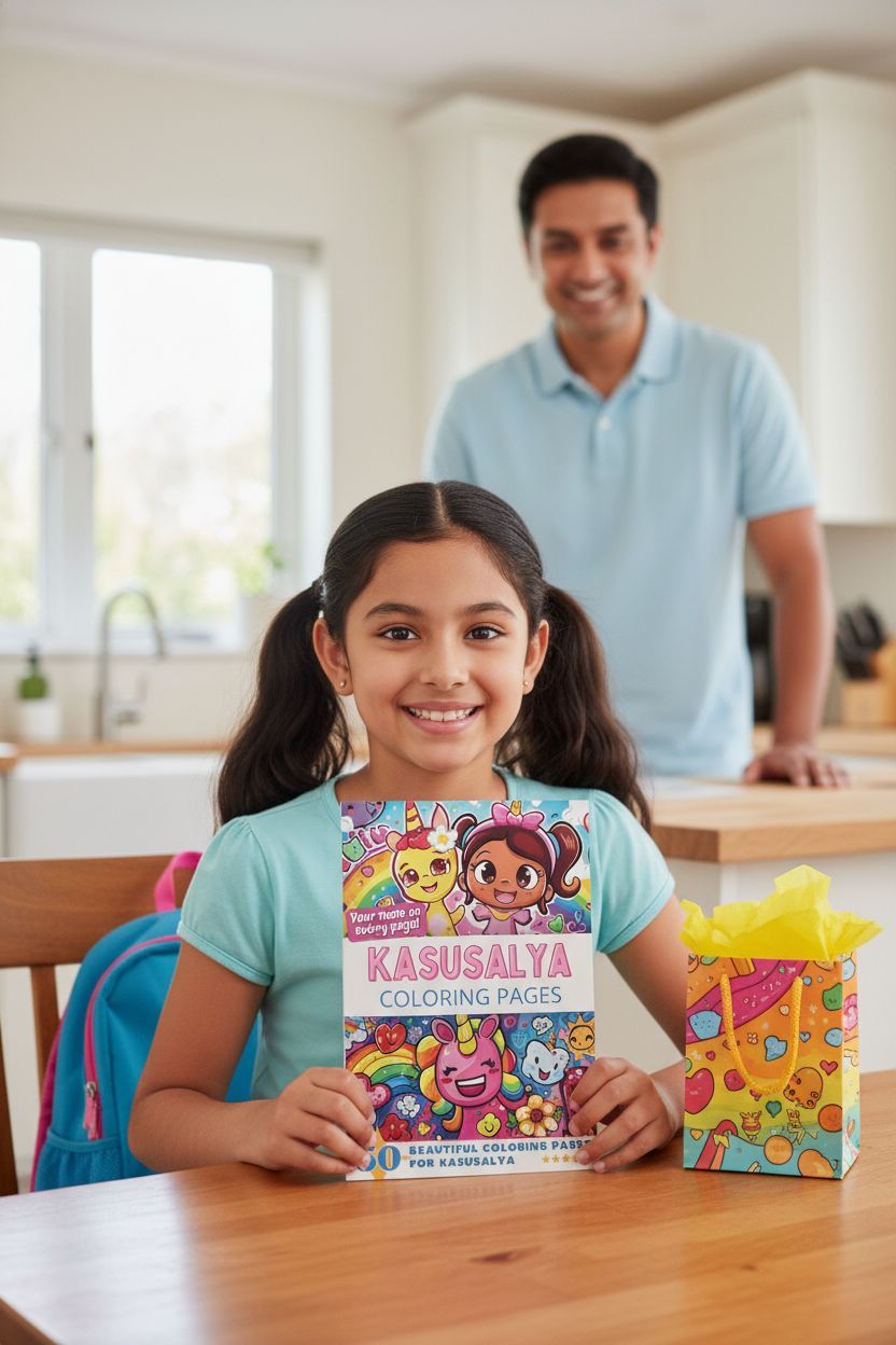 Kasusalya coloring book in use