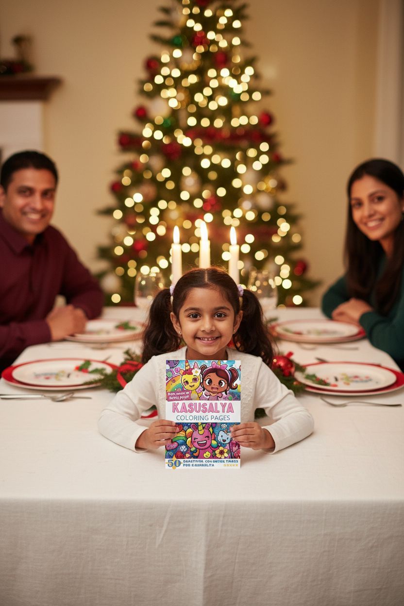 Kasusalya Christmas coloring pages gift