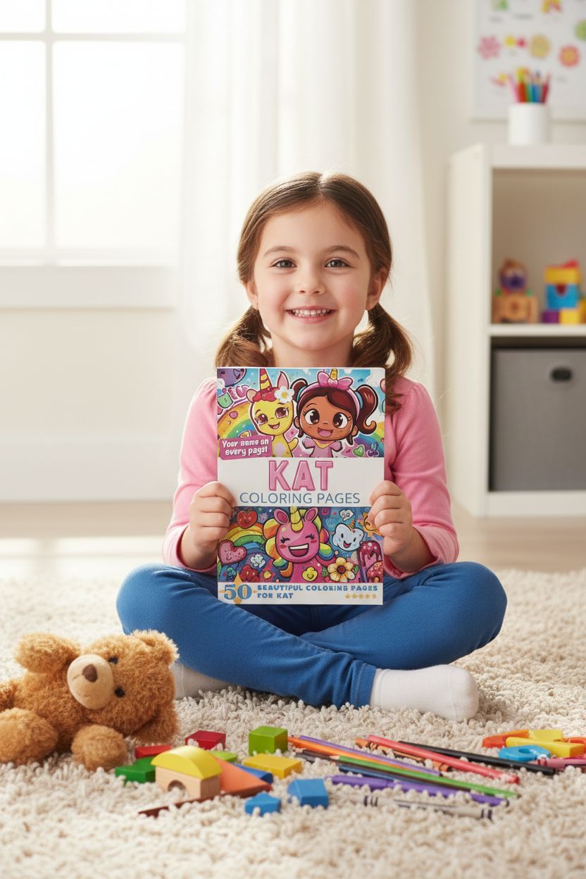 Kat personal coloring pages