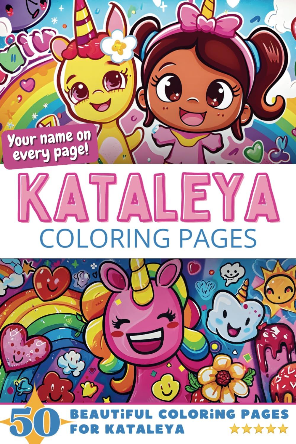 Kataleya Coloring Book Cover