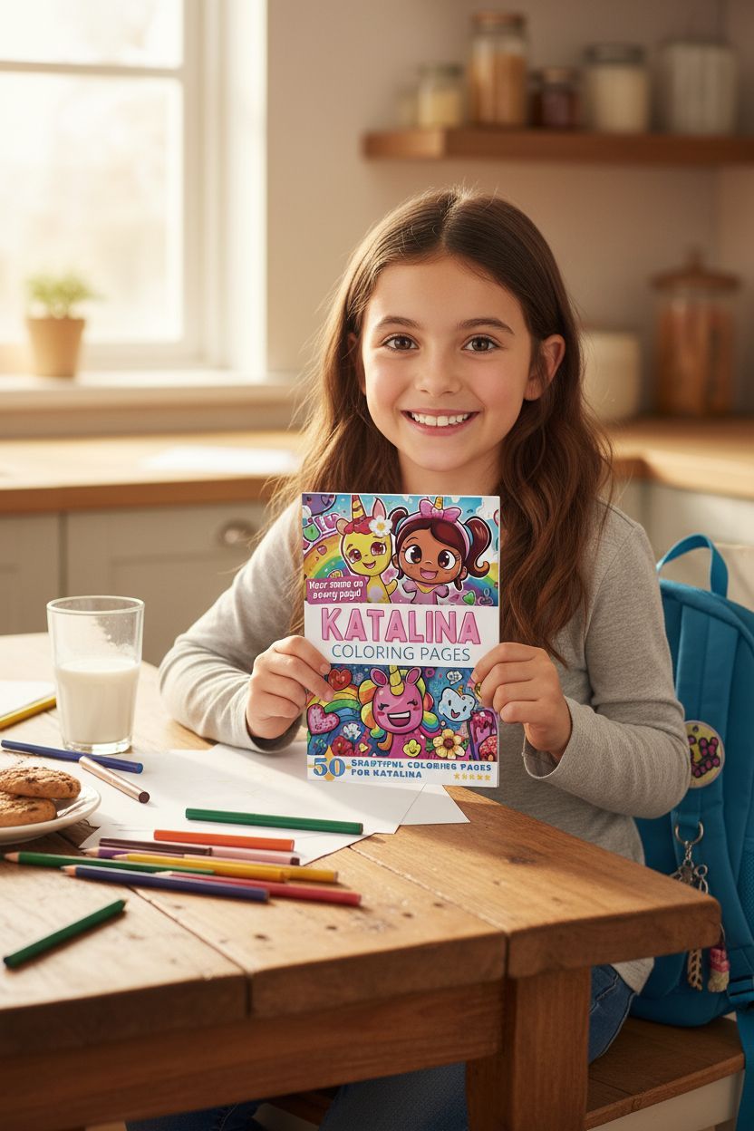 Katalina personal coloring pages