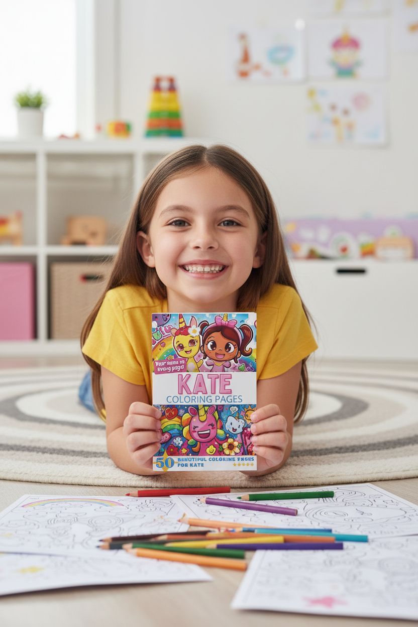 Kate personal coloring pages