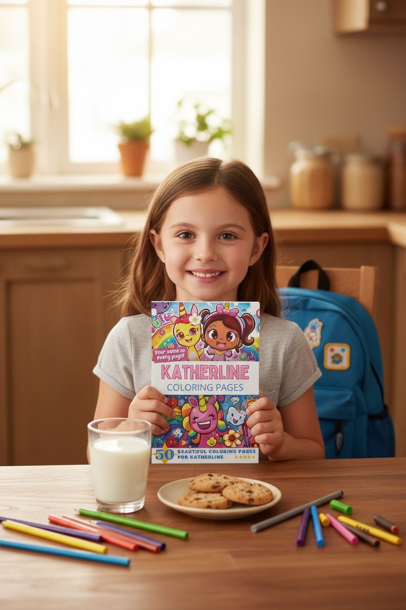 Katherline personal coloring pages