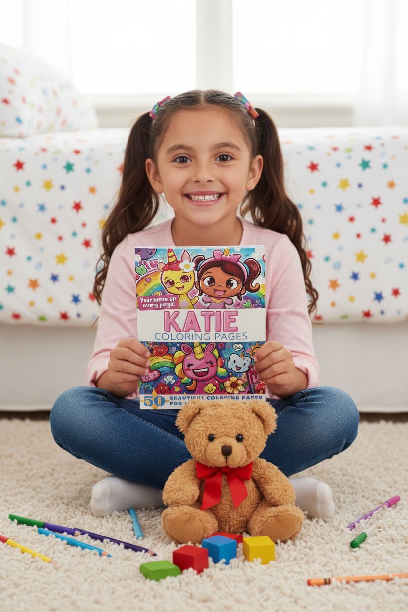 Katie personal coloring pages