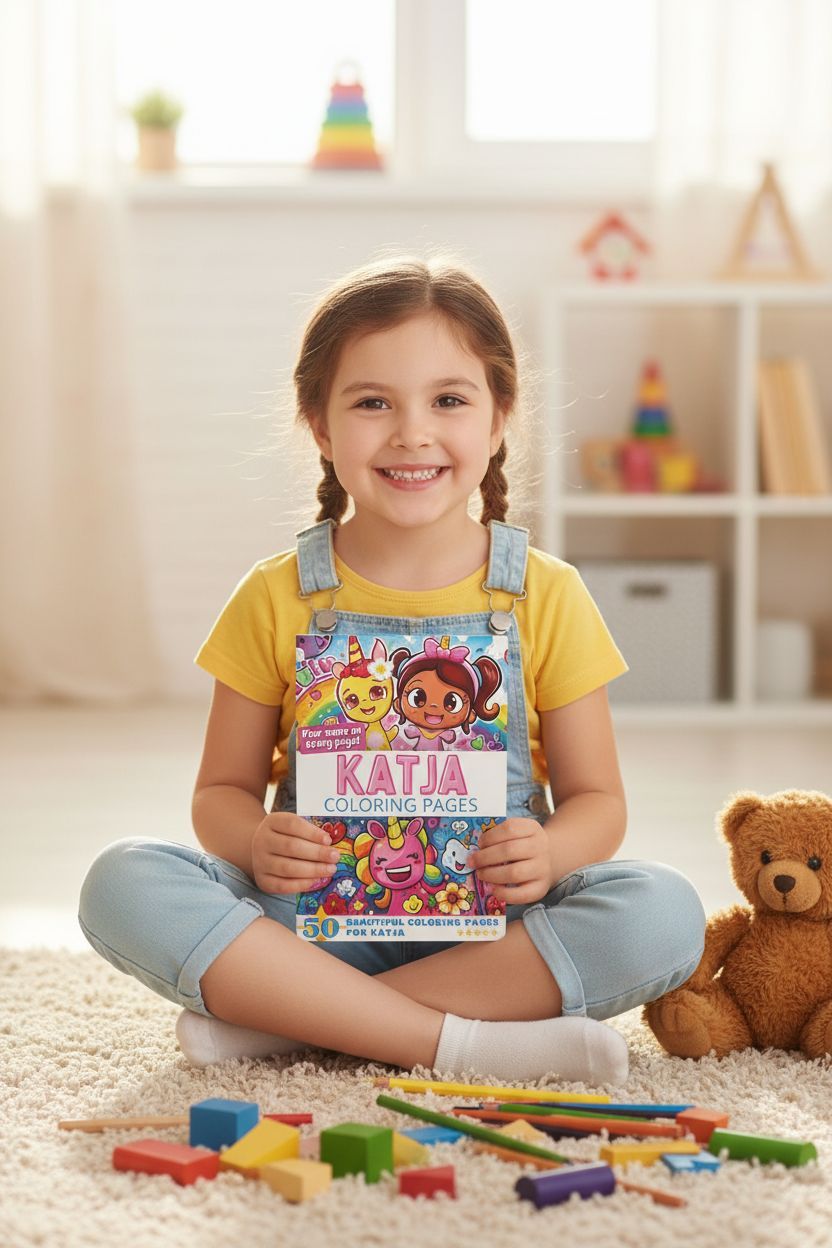 Katja personal coloring pages