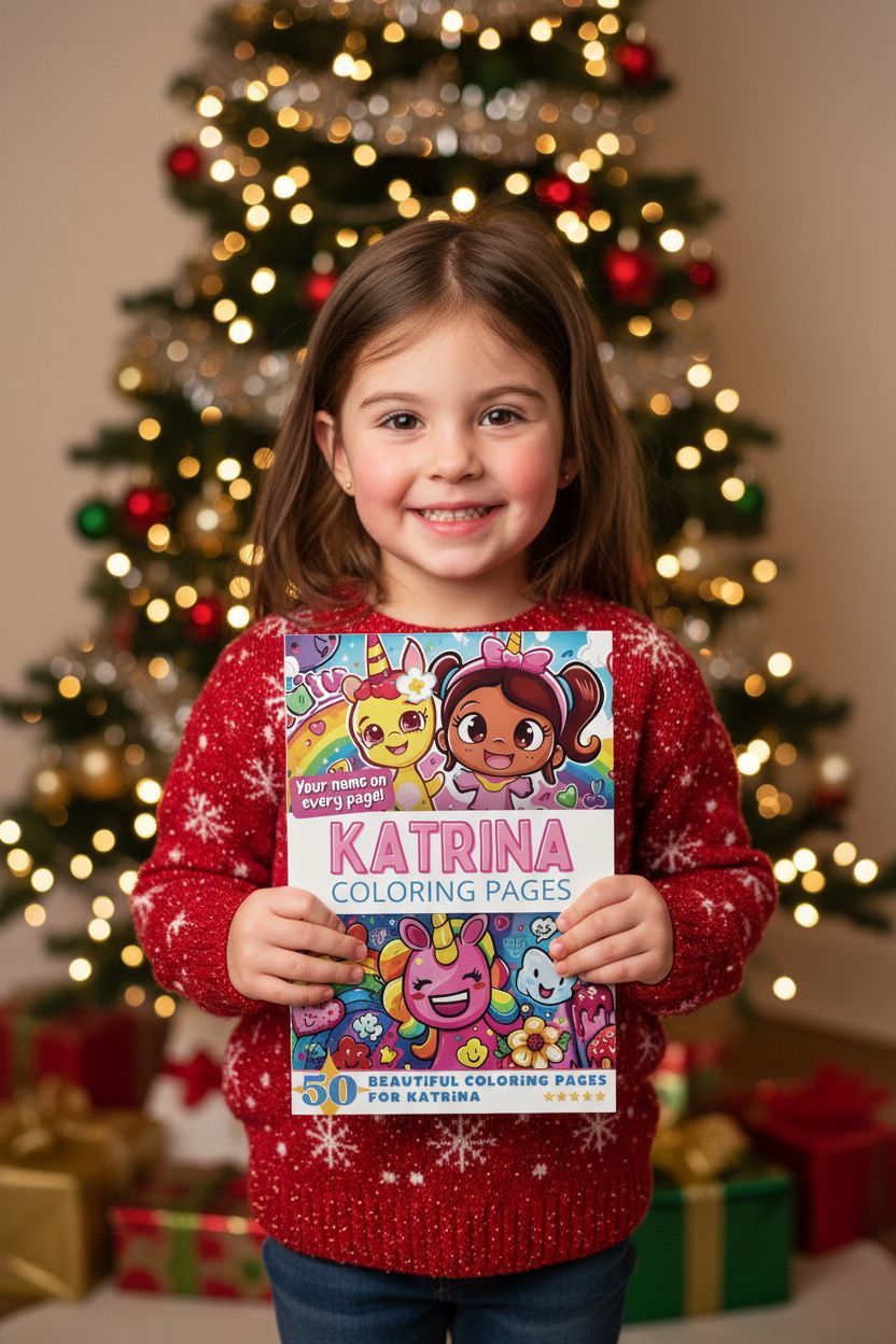 Katrina Christmas coloring pages gift