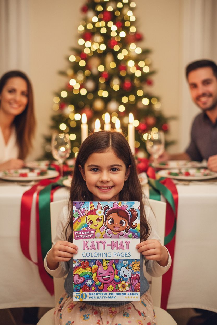 Katy-May Christmas coloring pages gift