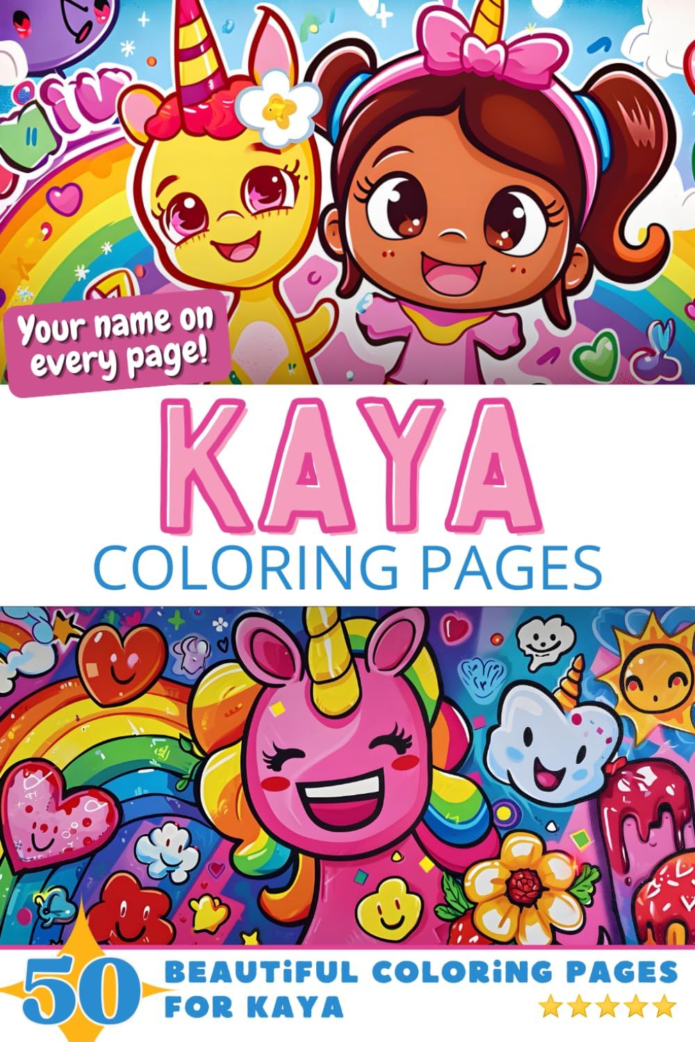 Kaya Coloring Book Cover