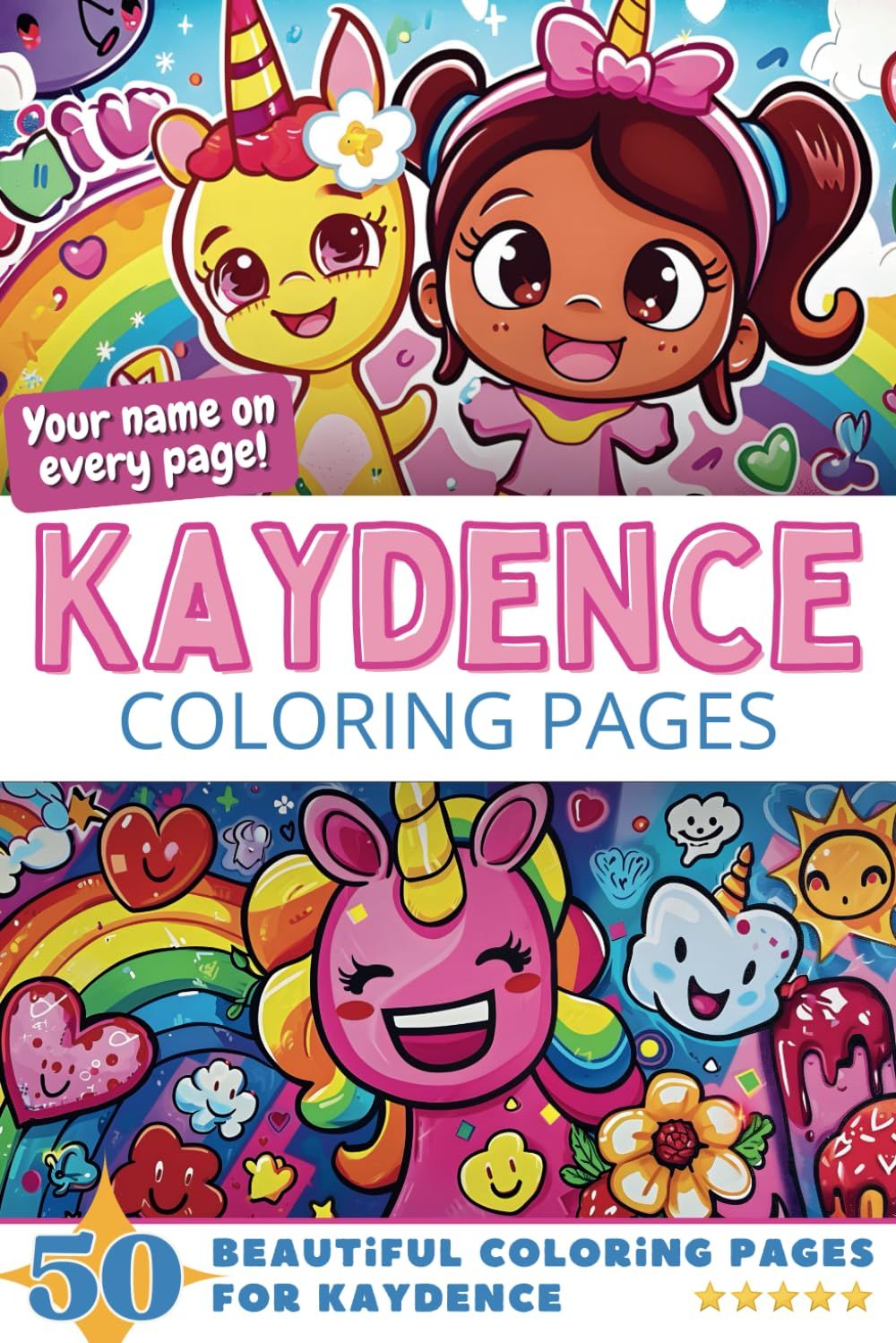 Kaydence Coloring Book Cover