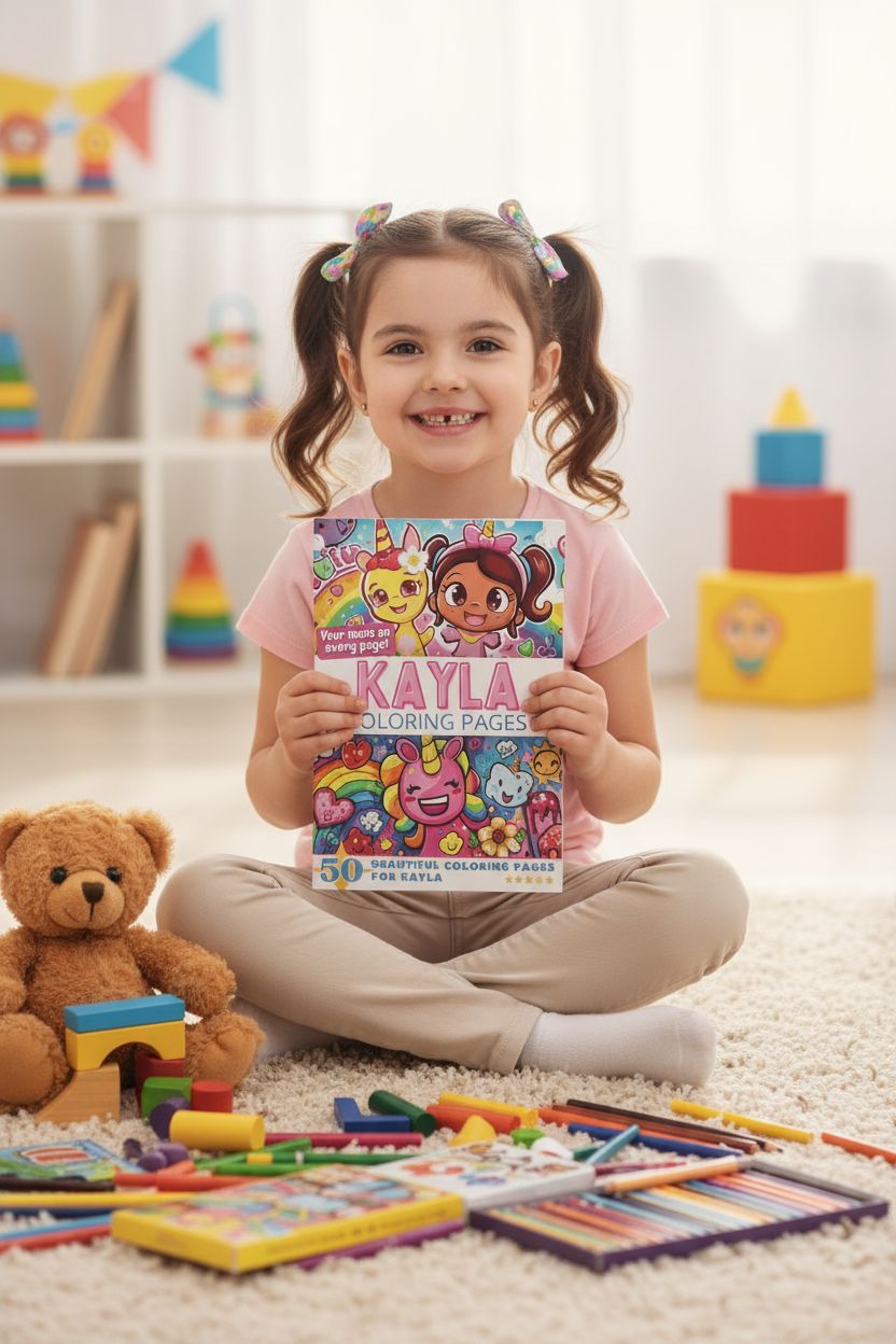 Kayla personal coloring pages