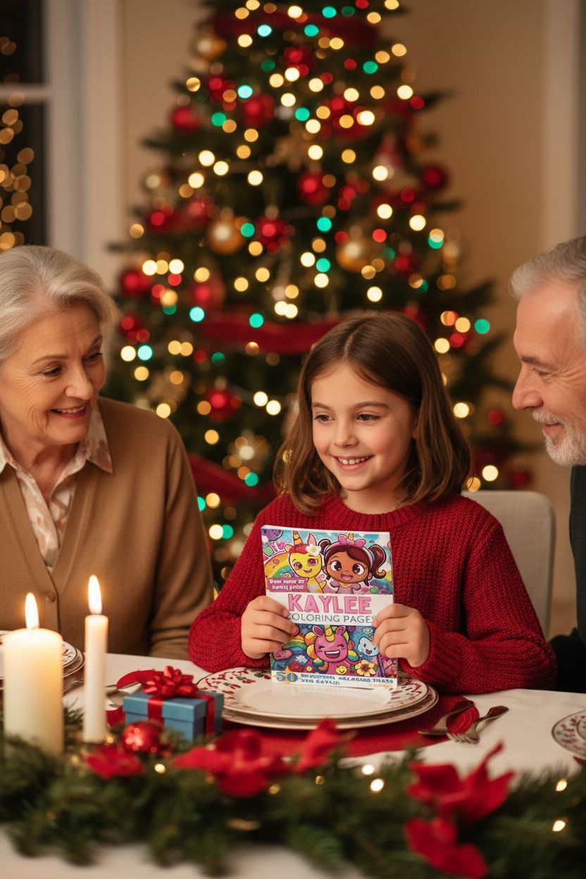 Kaylee Christmas coloring pages gift