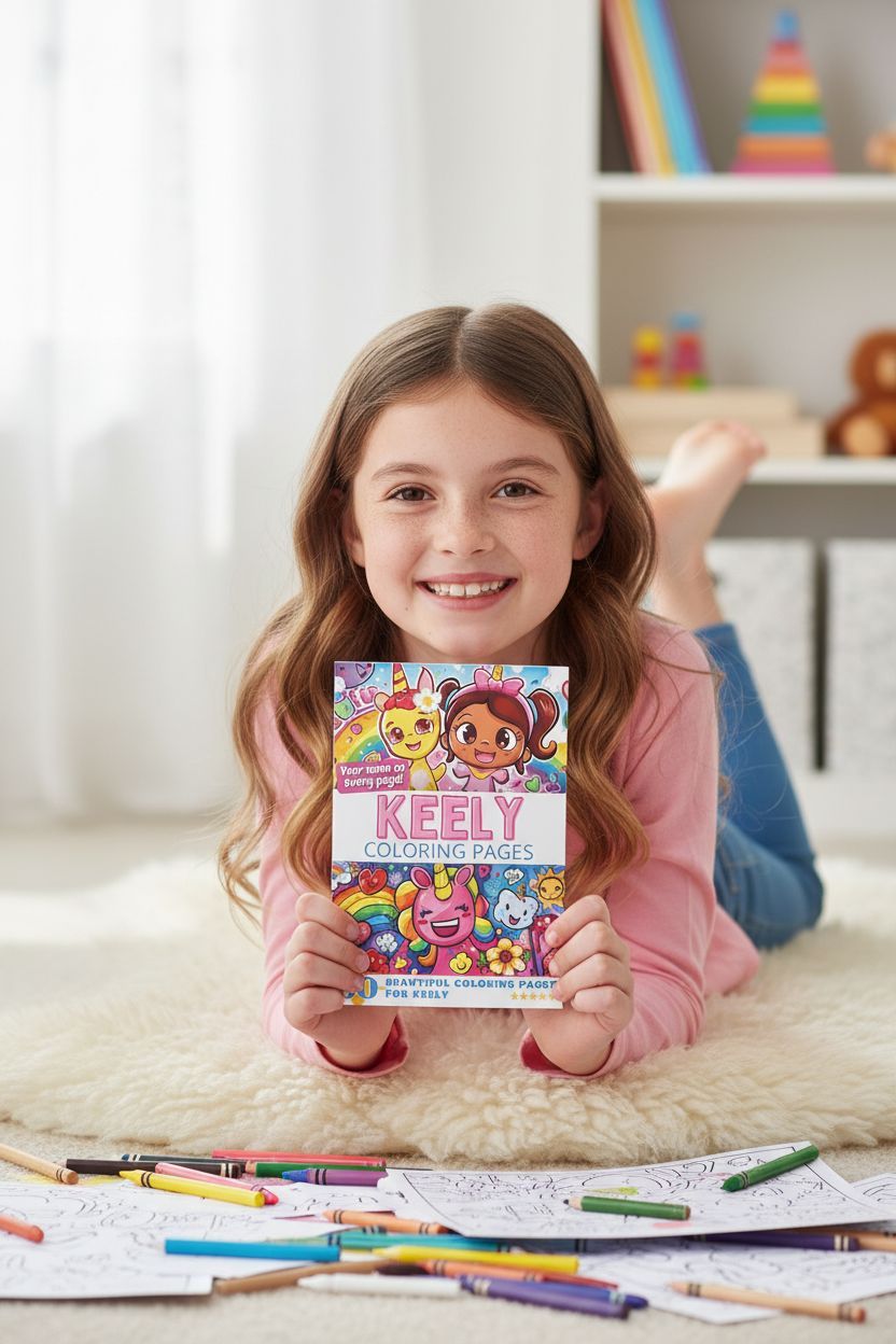 Keely personal coloring pages