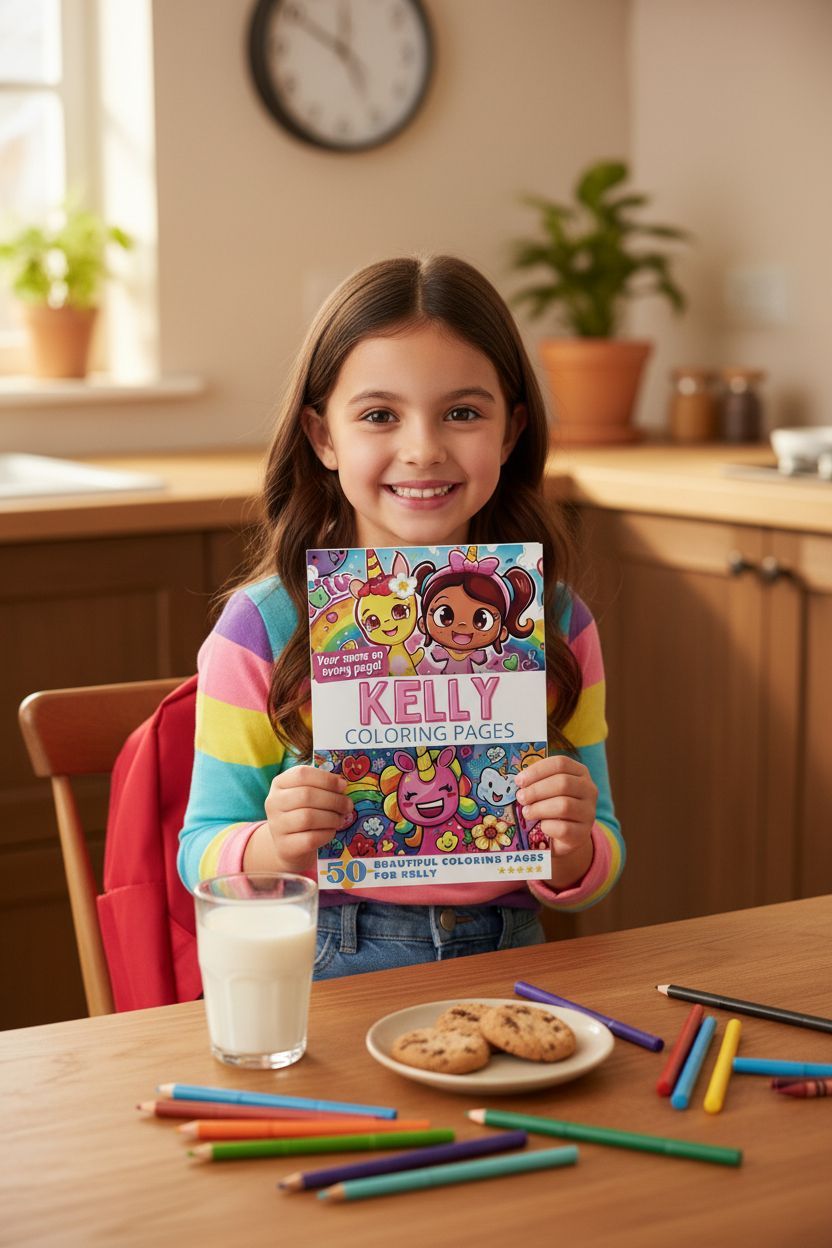 Kelly personal coloring pages