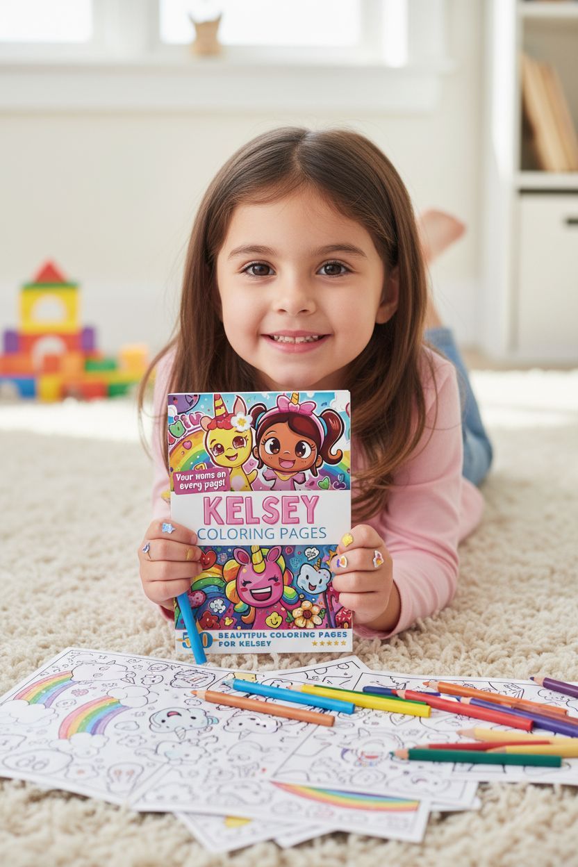 Kelsey personal coloring pages