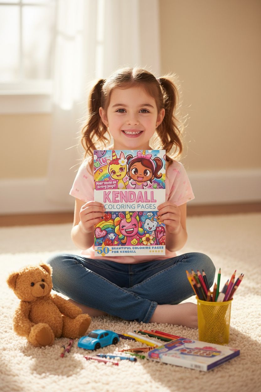 Kendall personal coloring pages