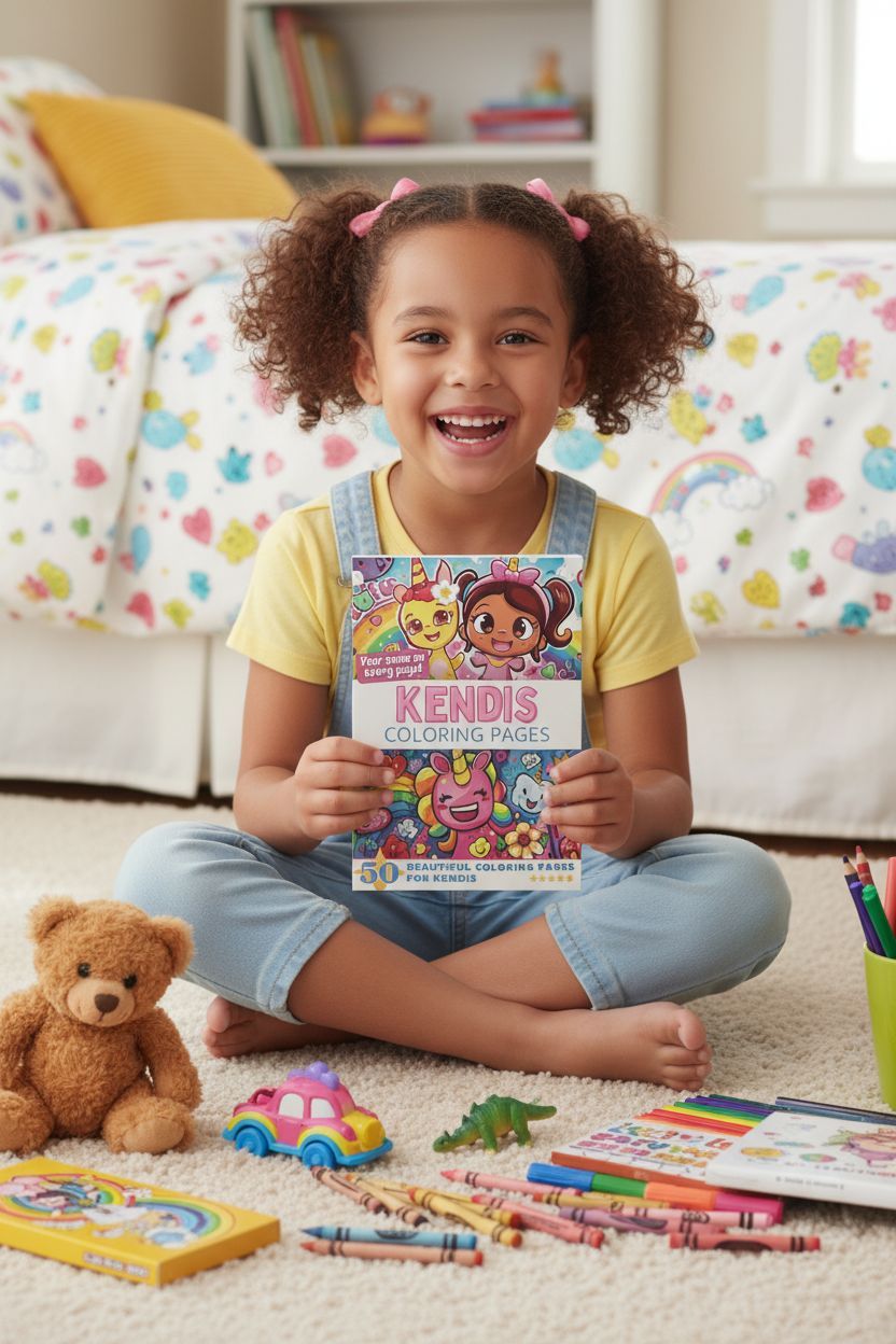 Kendis personal coloring pages