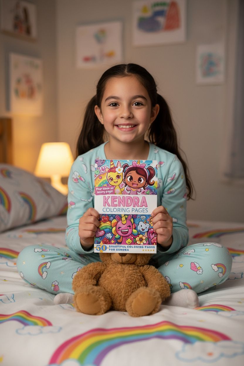 Kendra personal coloring pages