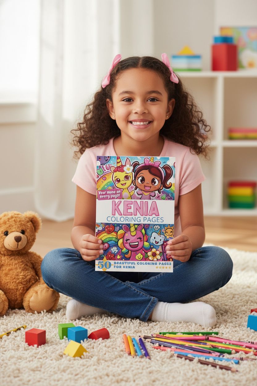 Kenia personal coloring pages