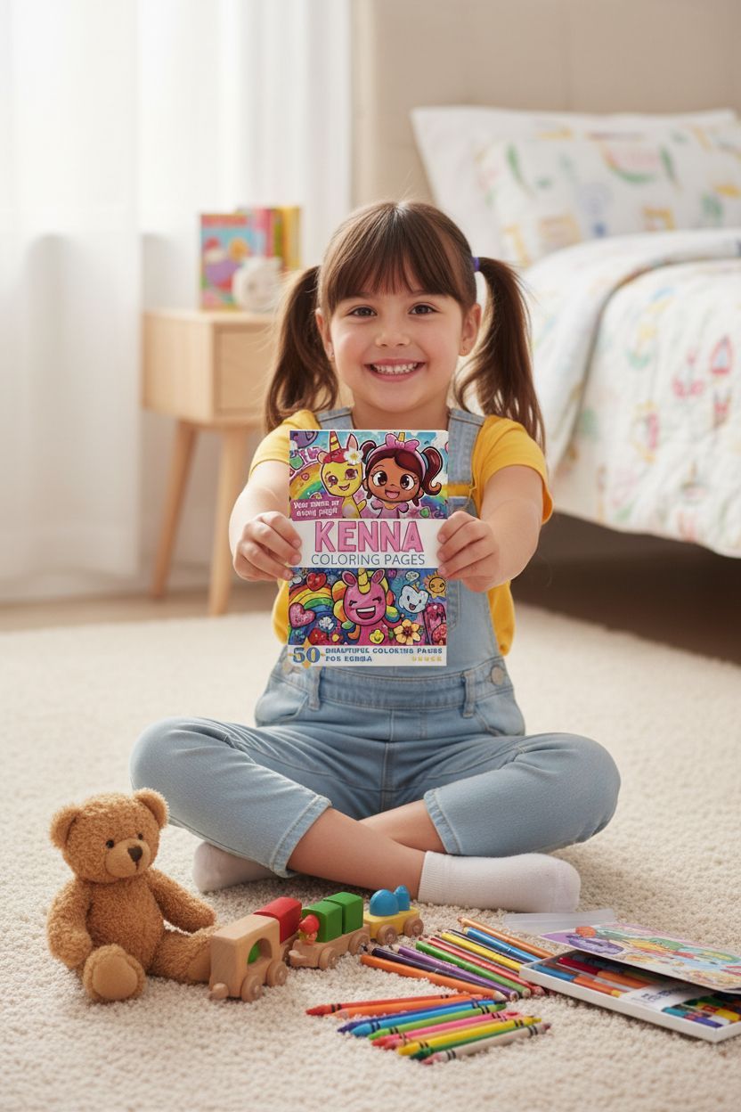 Kenna personal coloring pages