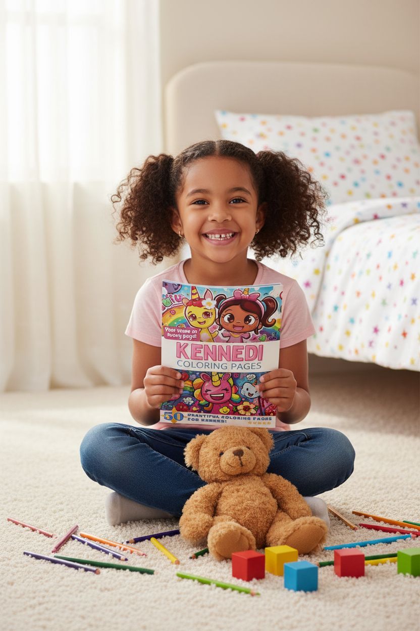 Kennedi personal coloring pages