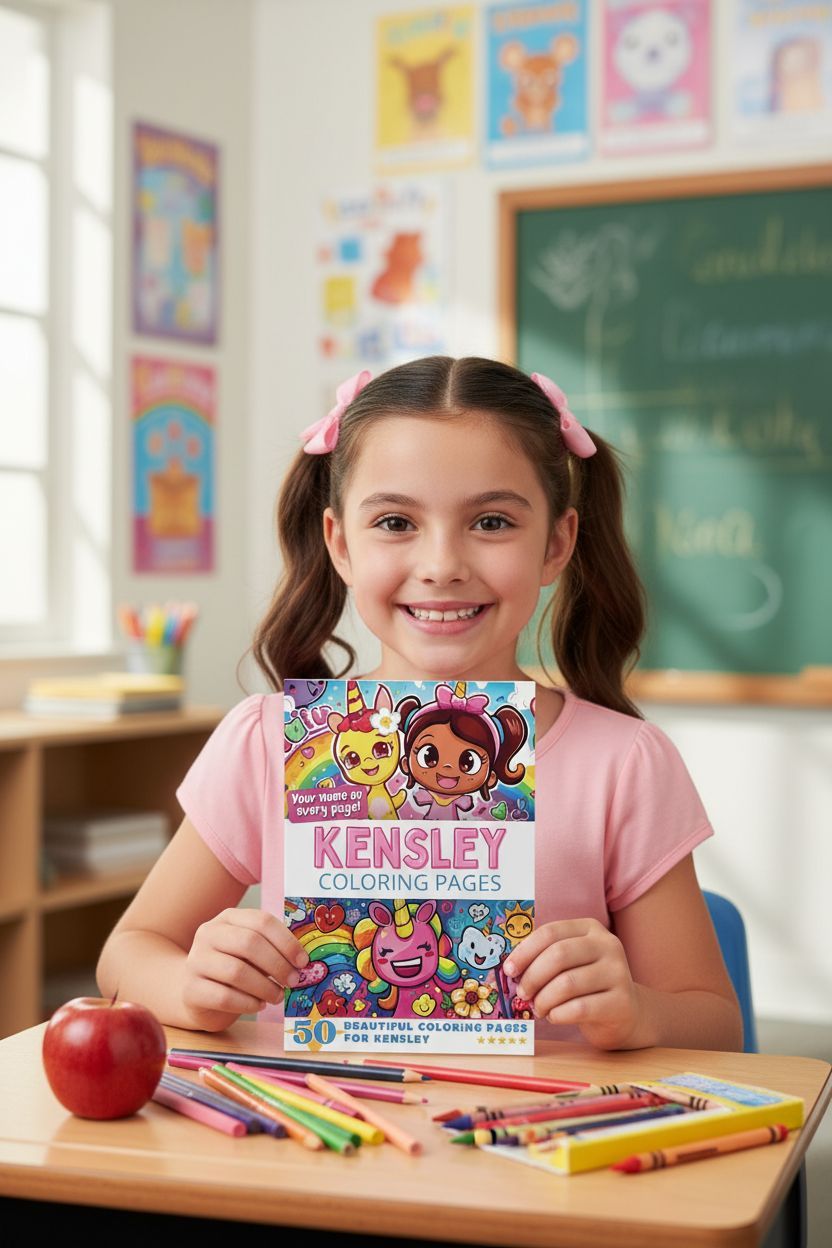 Kensley personal coloring pages