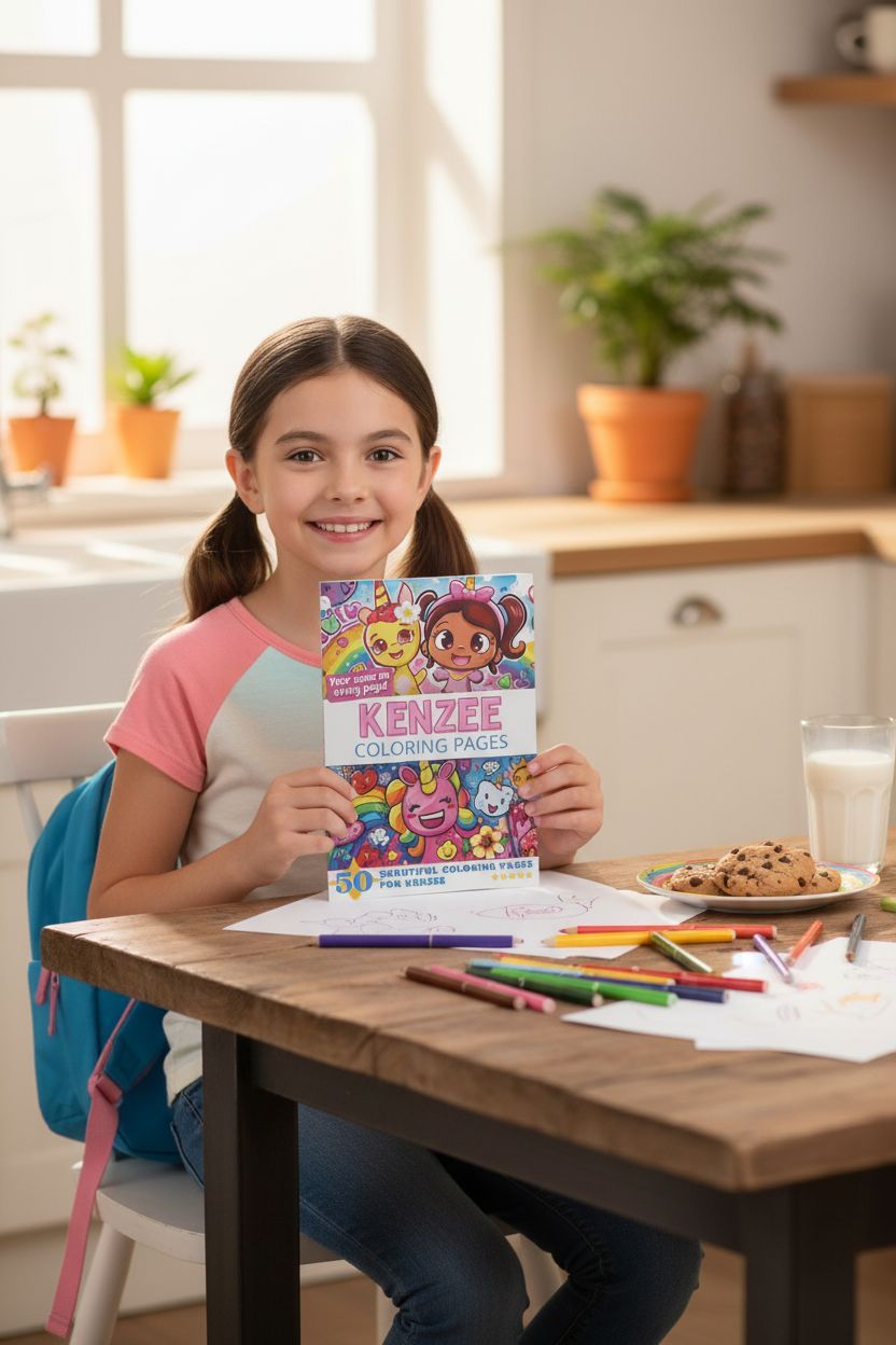 Kenzee personal coloring pages