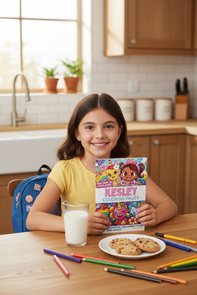 Kesley personal coloring pages