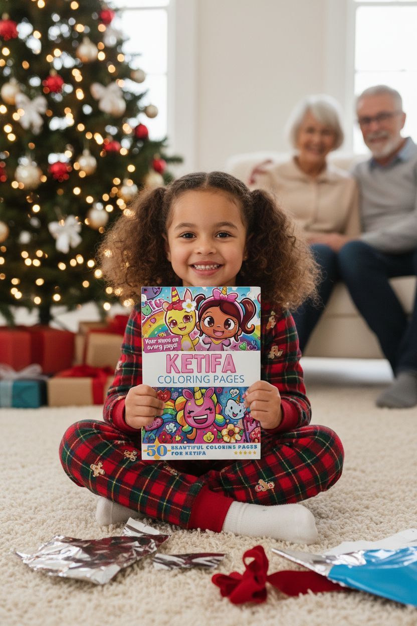 Ketifa Christmas coloring pages gift