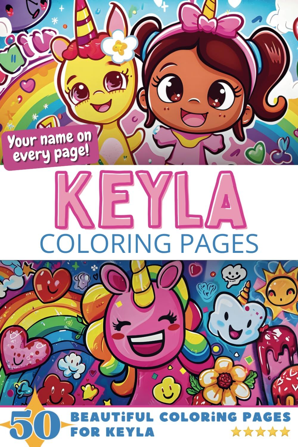Keyla Coloring Book Cover