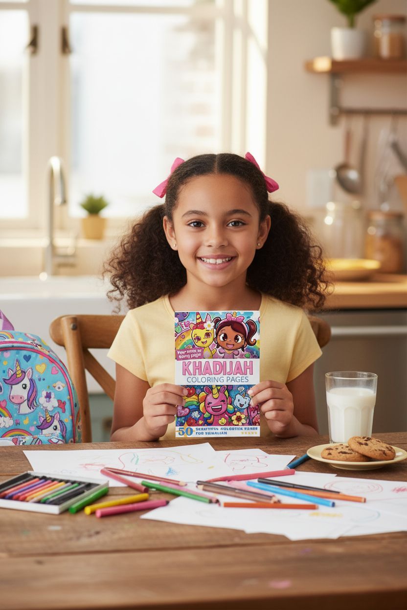 Khadijah personal coloring pages