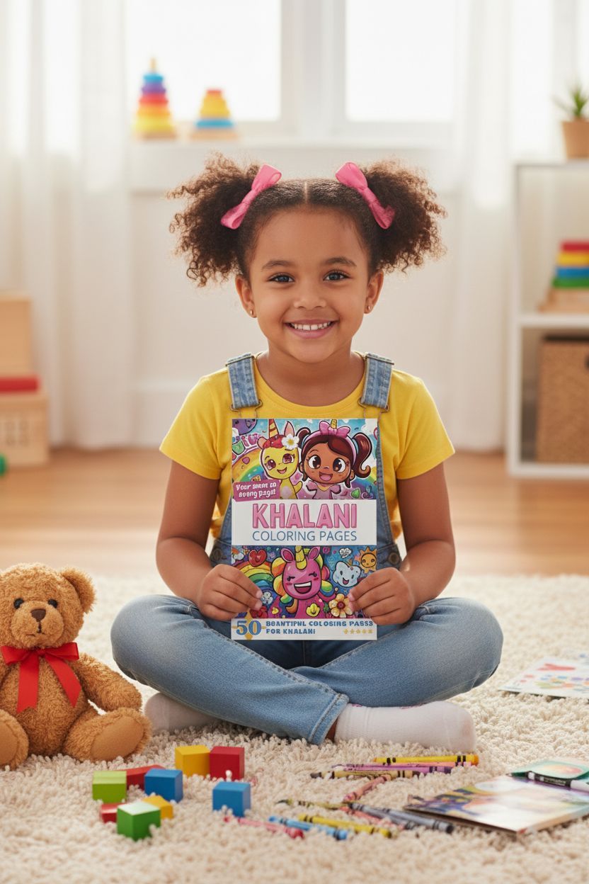 Khalani personal coloring pages