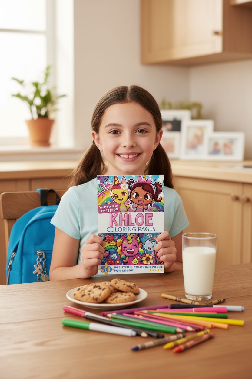 Khloe personal coloring pages