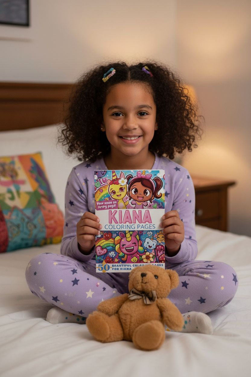 Kiana personal coloring pages