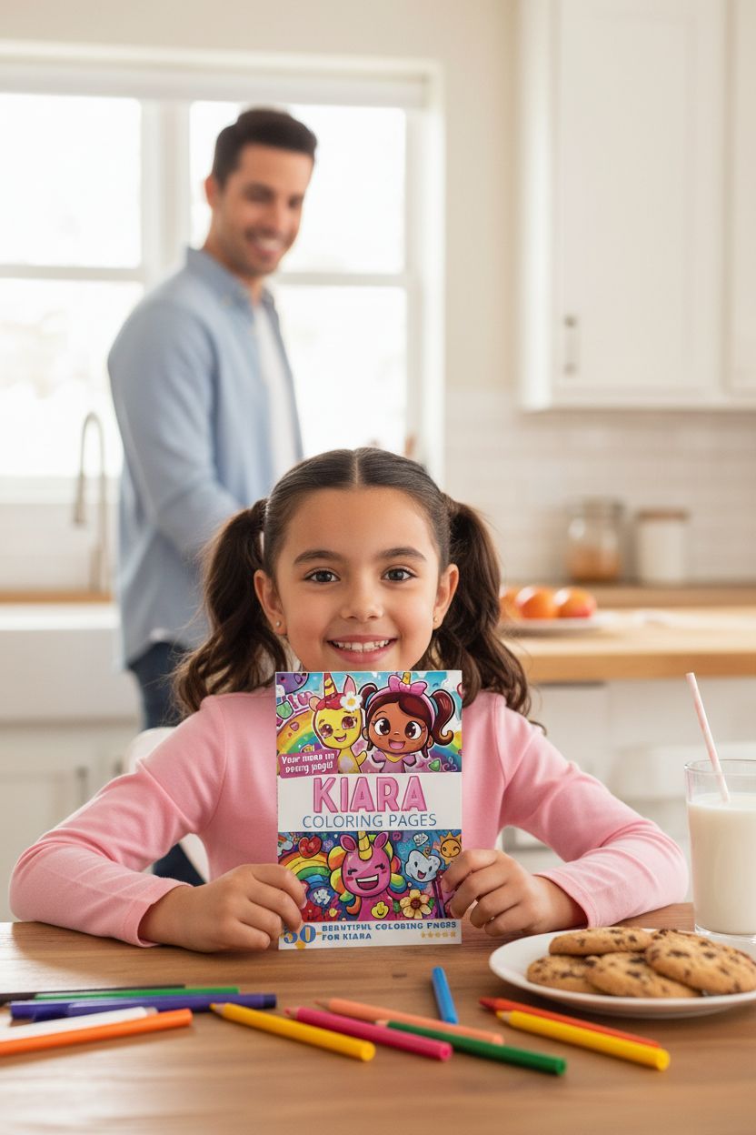 Kiara personal coloring pages