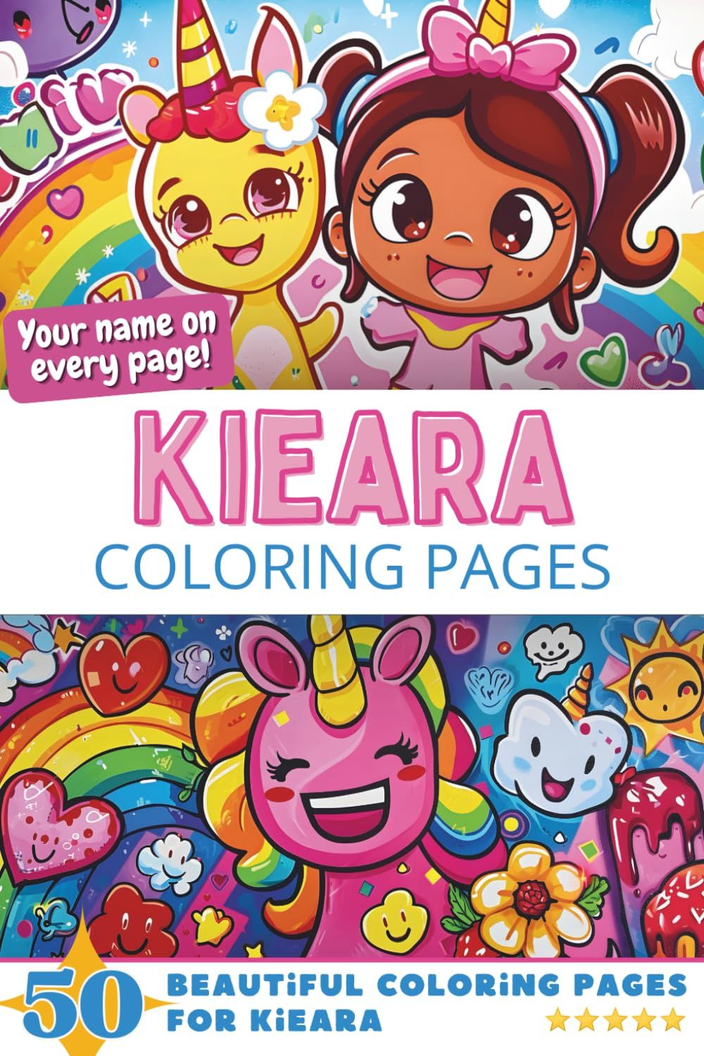 Kieara Coloring Book Cover