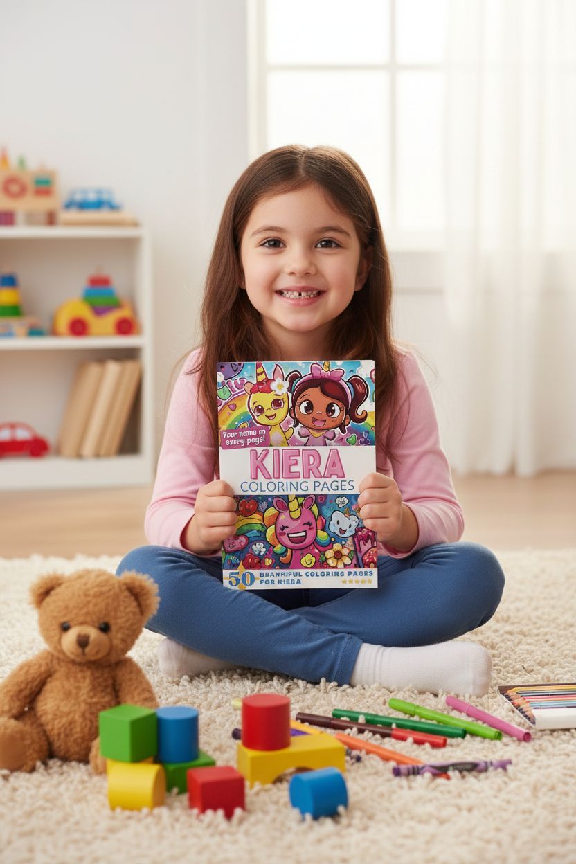 Kiera personal coloring pages