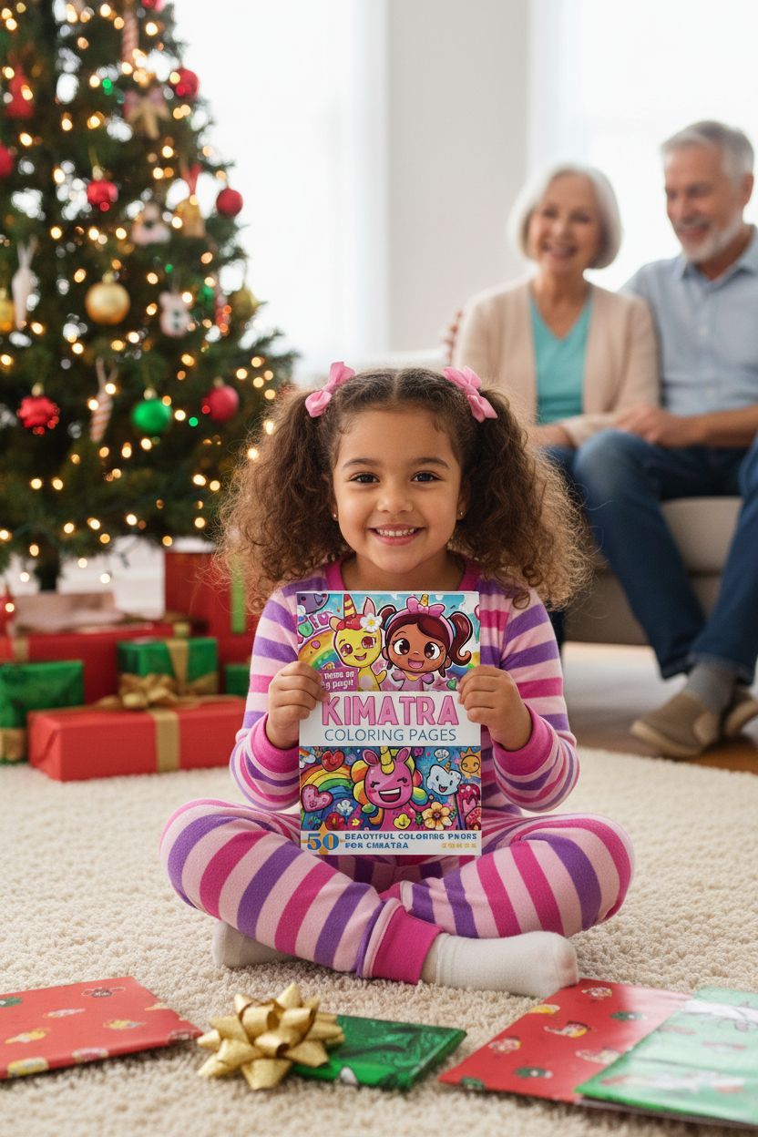 Kimatra Christmas coloring pages gift