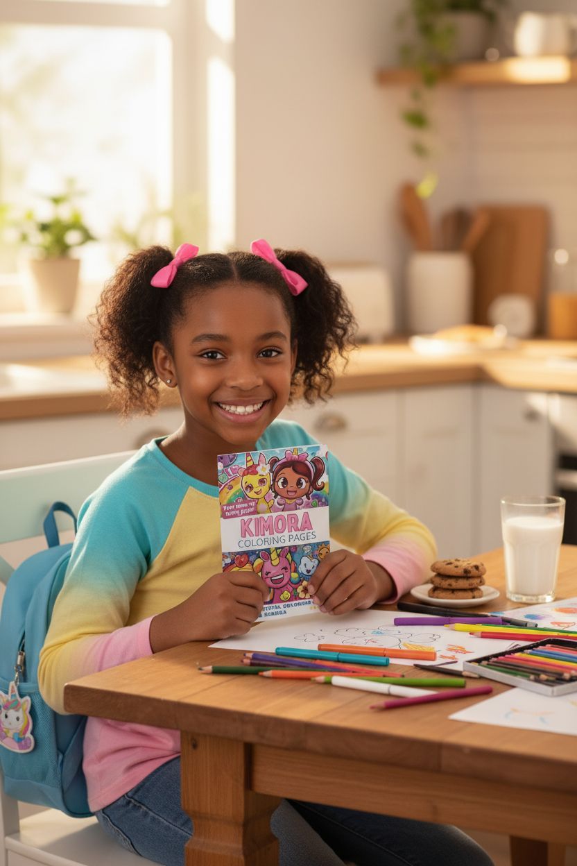 Kimora personal coloring pages