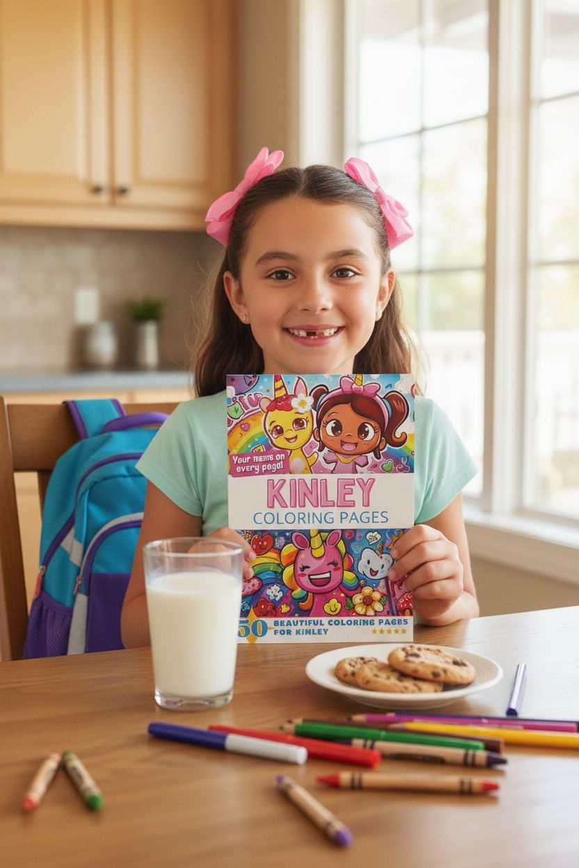 Kinley personal coloring pages