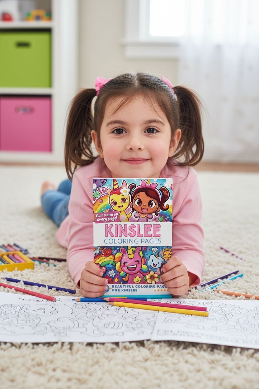 Kinslee personal coloring pages