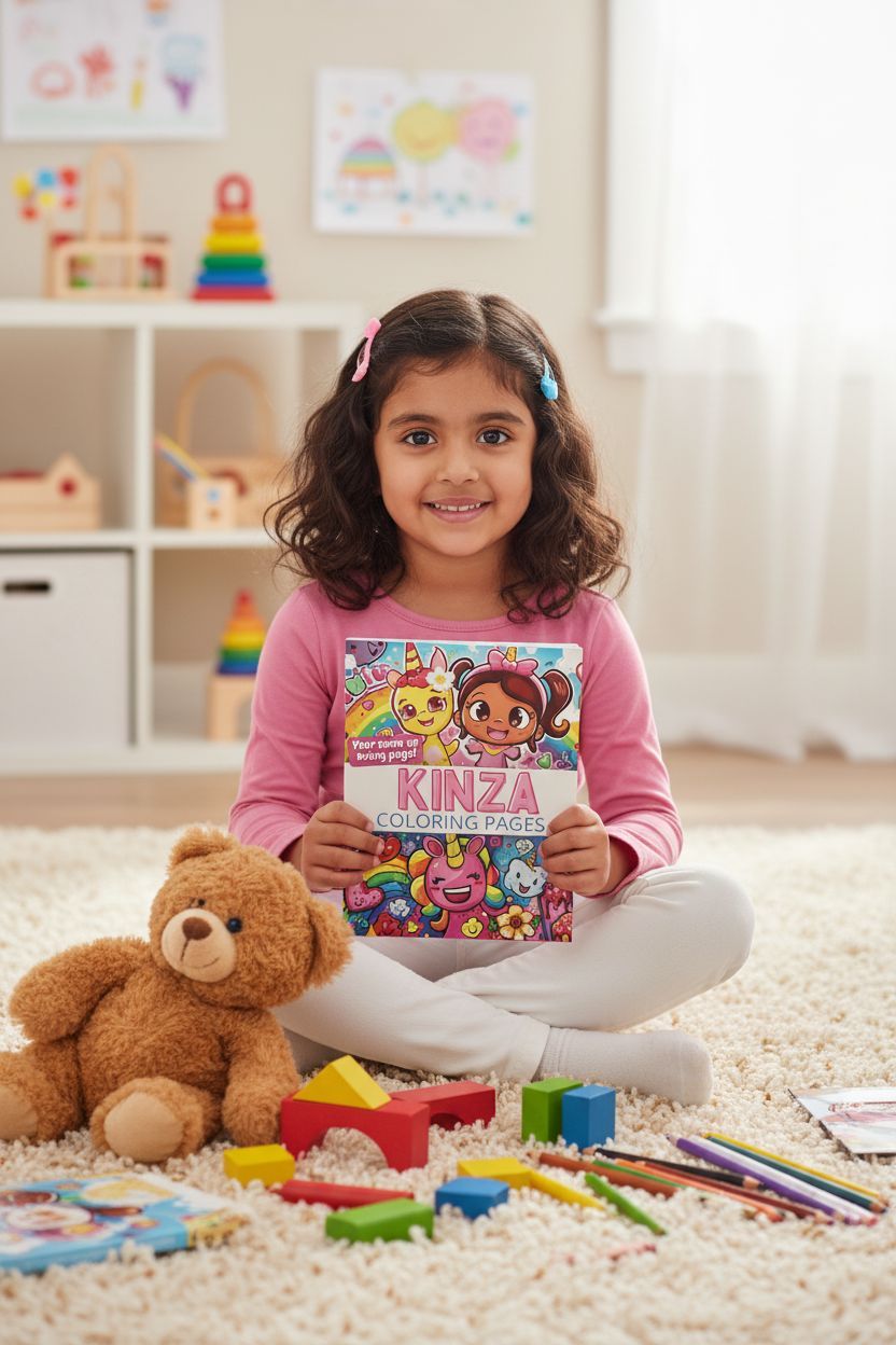 Kinza personal coloring pages